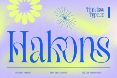 Hakons - Serif Display Font