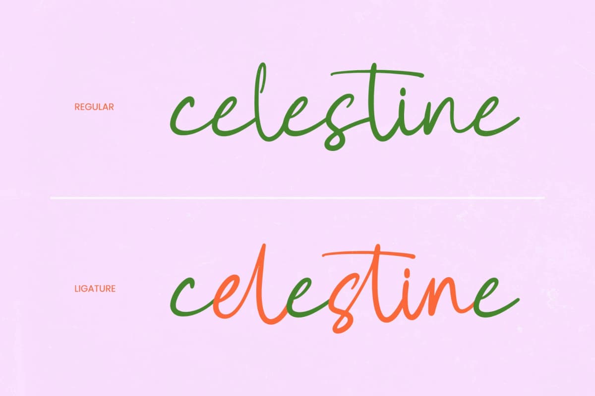 Femhitary - Bold Handwritten Font font preview 4