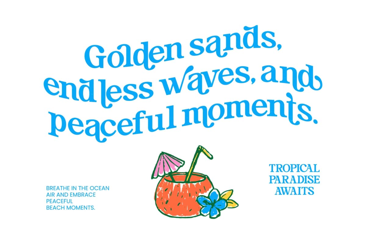 Island Reshort - Bold Serif Display font preview 4
