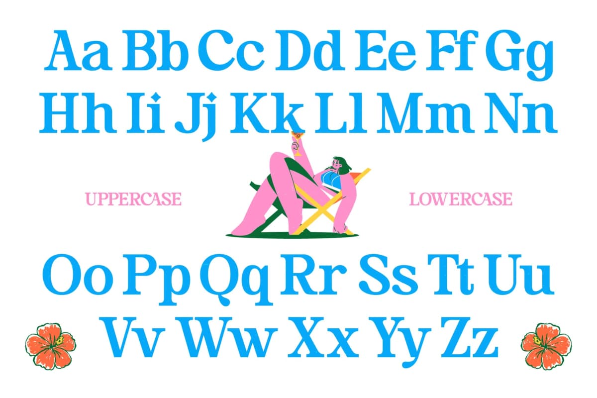 Island Reshort - Bold Serif Display font preview 7