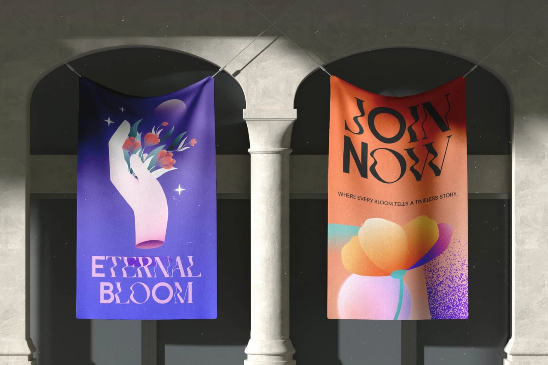 Preview 2 for Flow Botanical - Wavy Sans & Serif Duo