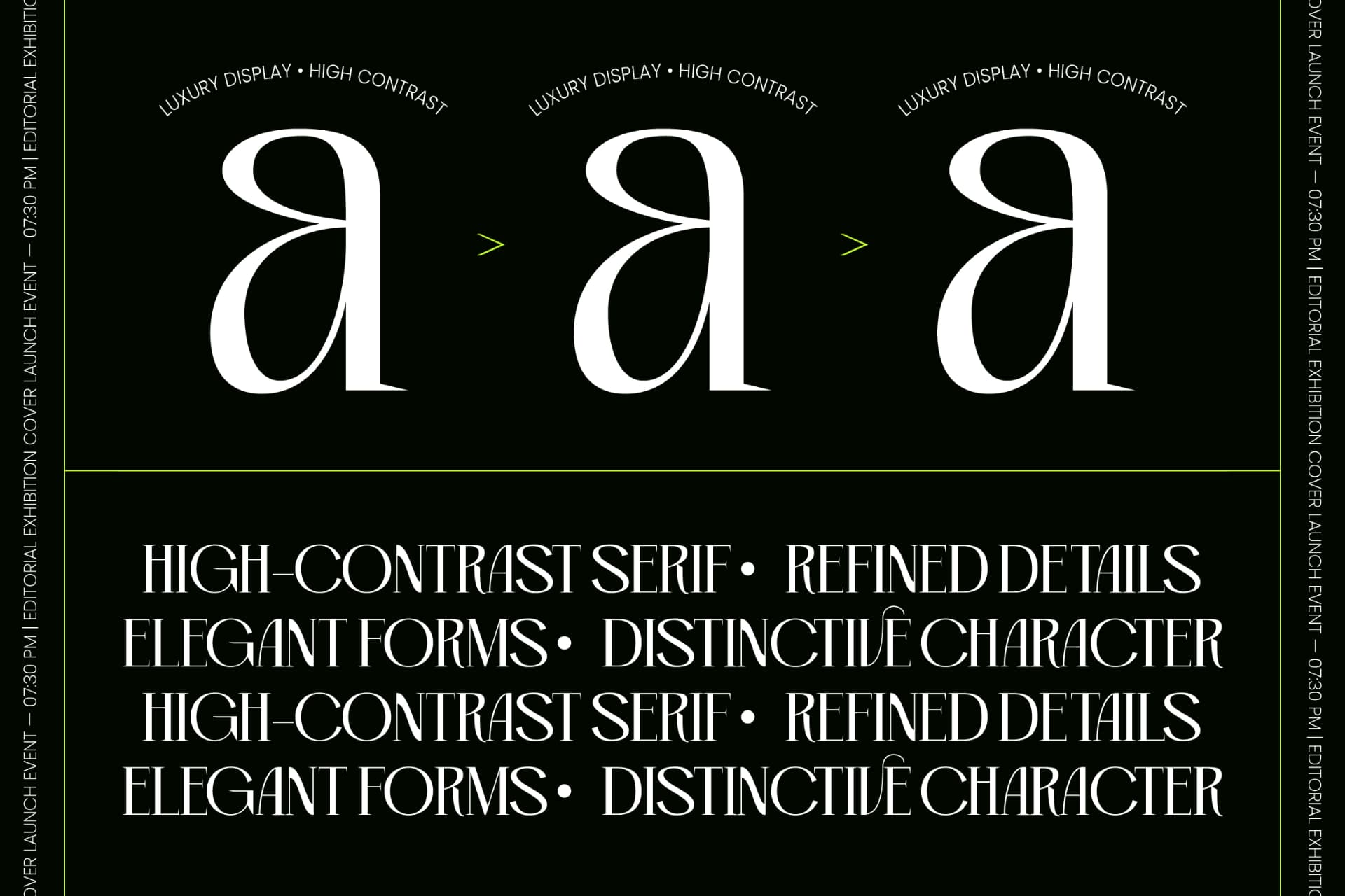 Preview 7 for Vekotail – Modern Display Serif