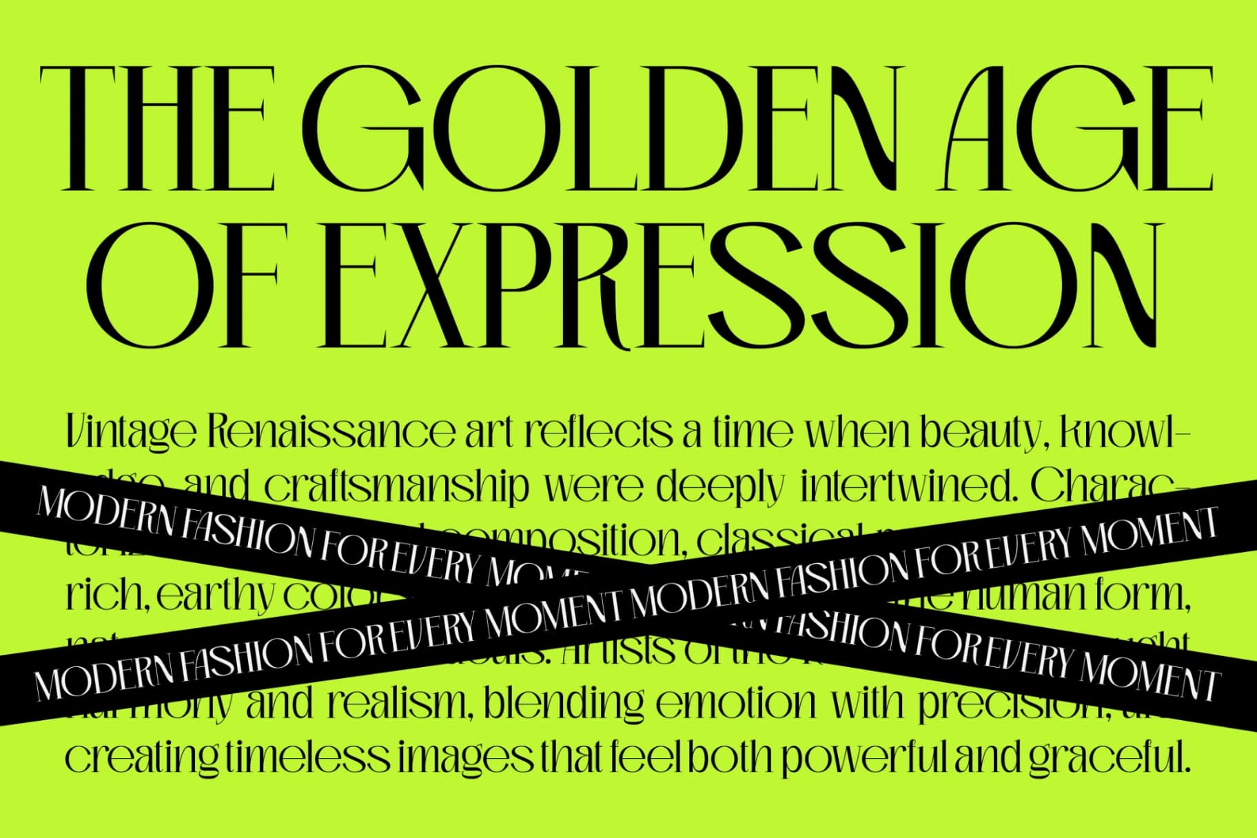 Preview 6 for Vekotail – Modern Display Serif
