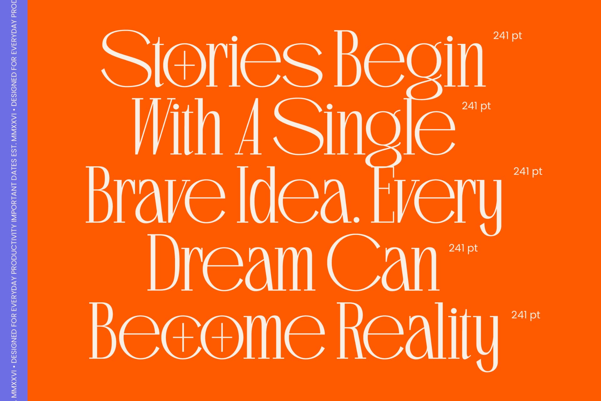 Preview 3 for Romance Cubano – High-Contrast Serif
