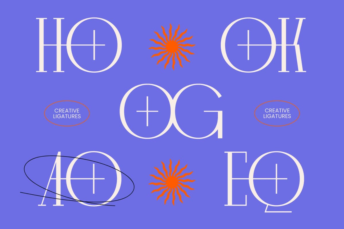 Preview 4 for Romance Cubano – High-Contrast Serif