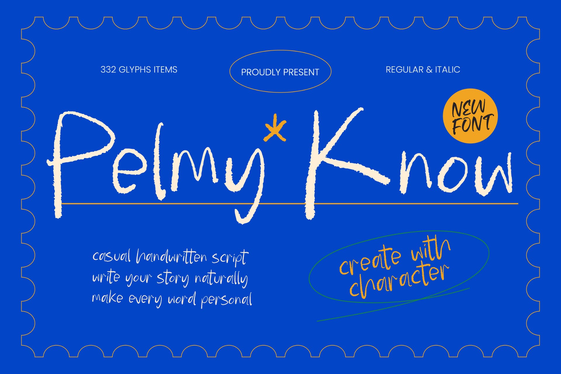 Preview 1 for Pelmy Know - Casual Handwritten Script