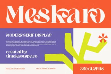 Meskaro – Modern Serif Display