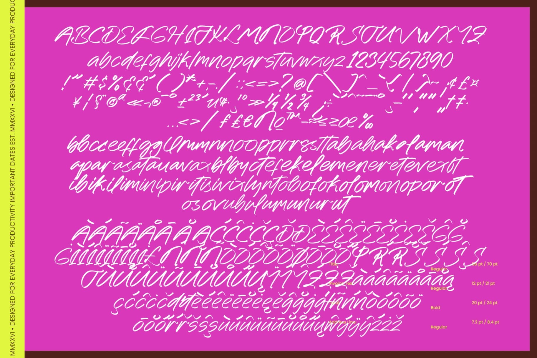 Preview 10 for Belle Aurelia - Modern Script Calligraphy