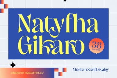 Natyfha Gikaro – Modern Serif Display