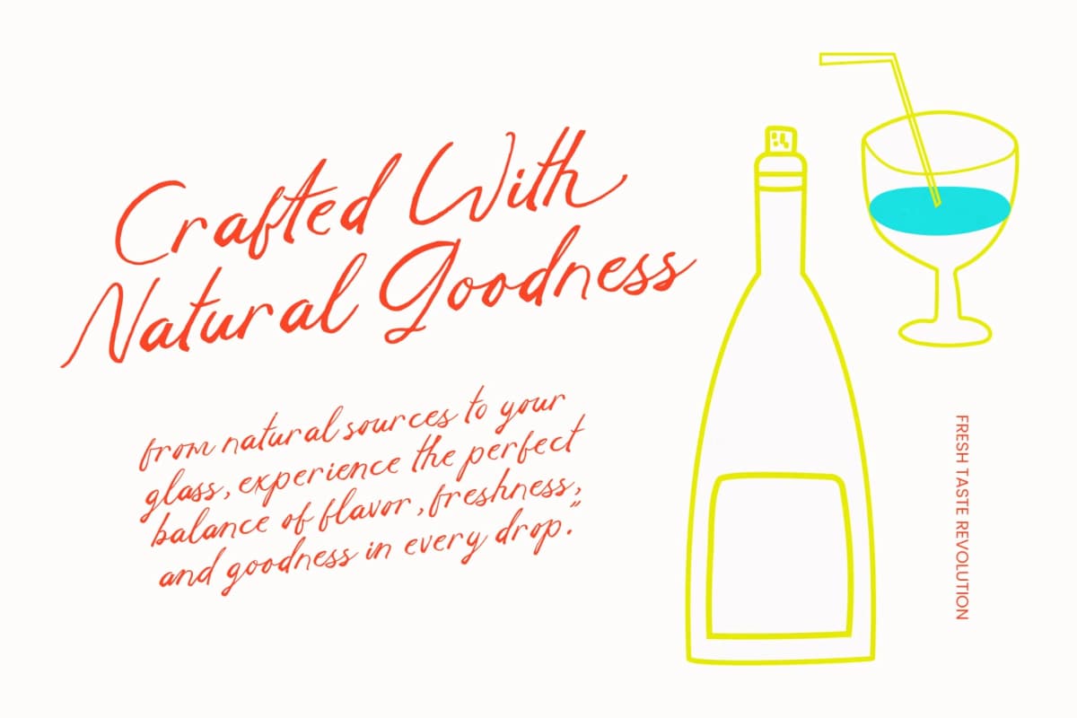 Preview 4 for Jychoonle - Handwritten Brush Font