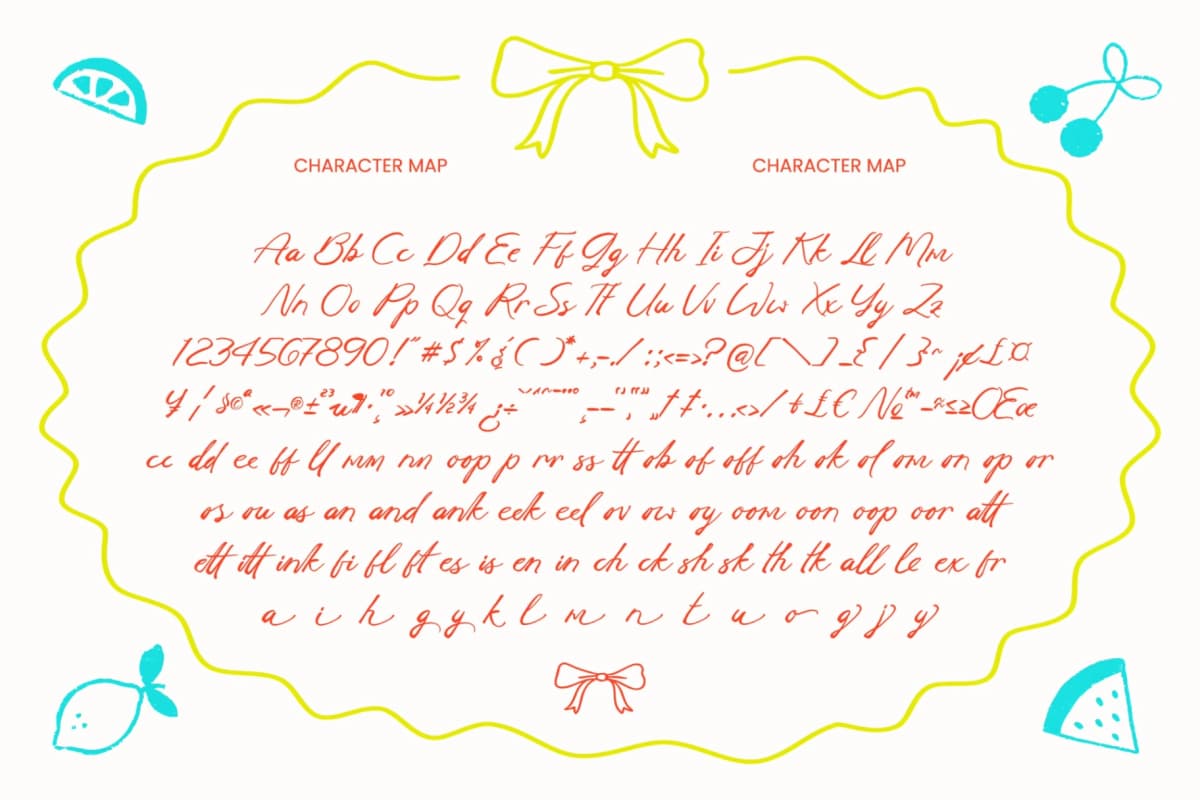 Preview 9 for Jychoonle - Handwritten Brush Font