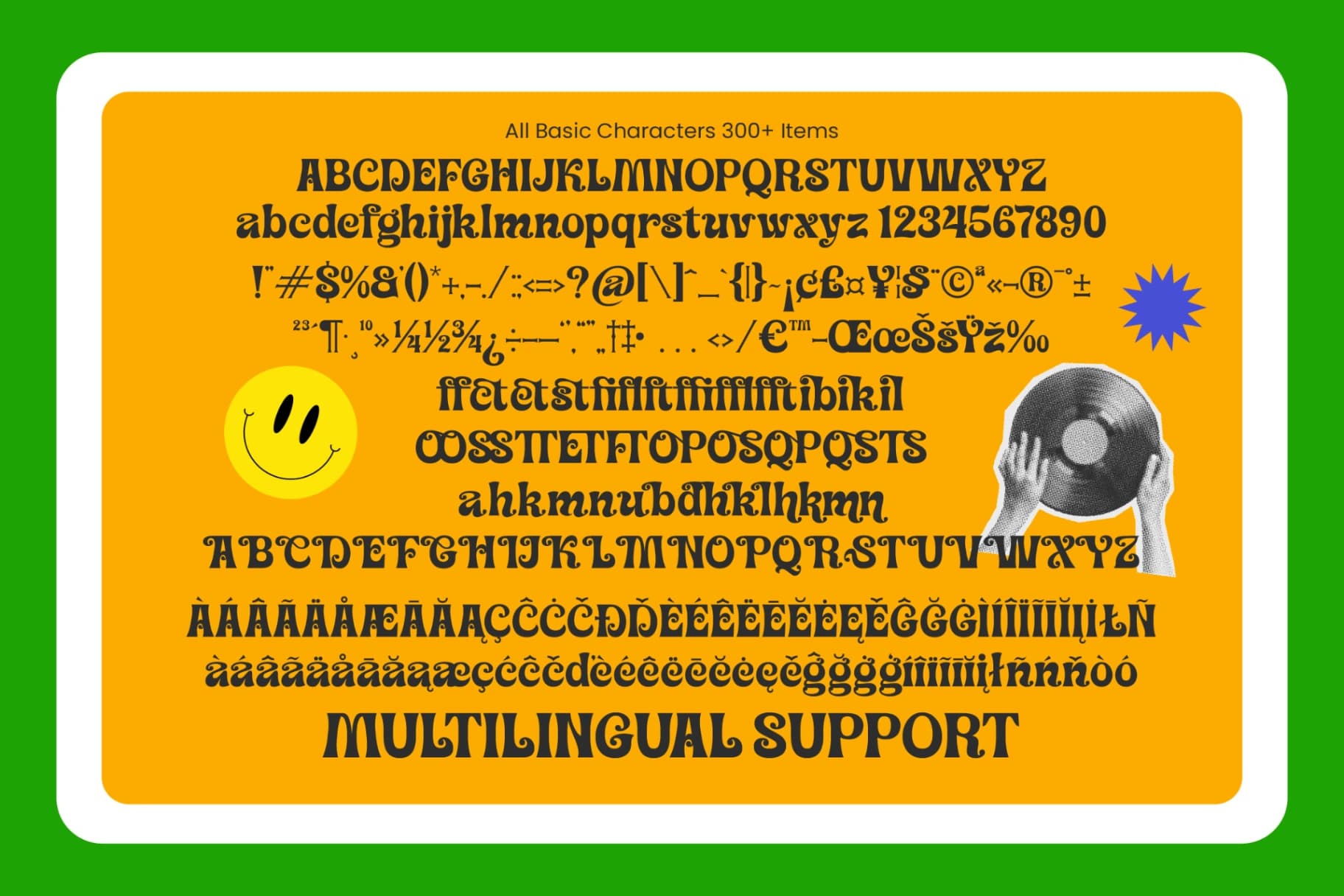 Preview 10 for Groove Tropical – Retro Decorative Serif