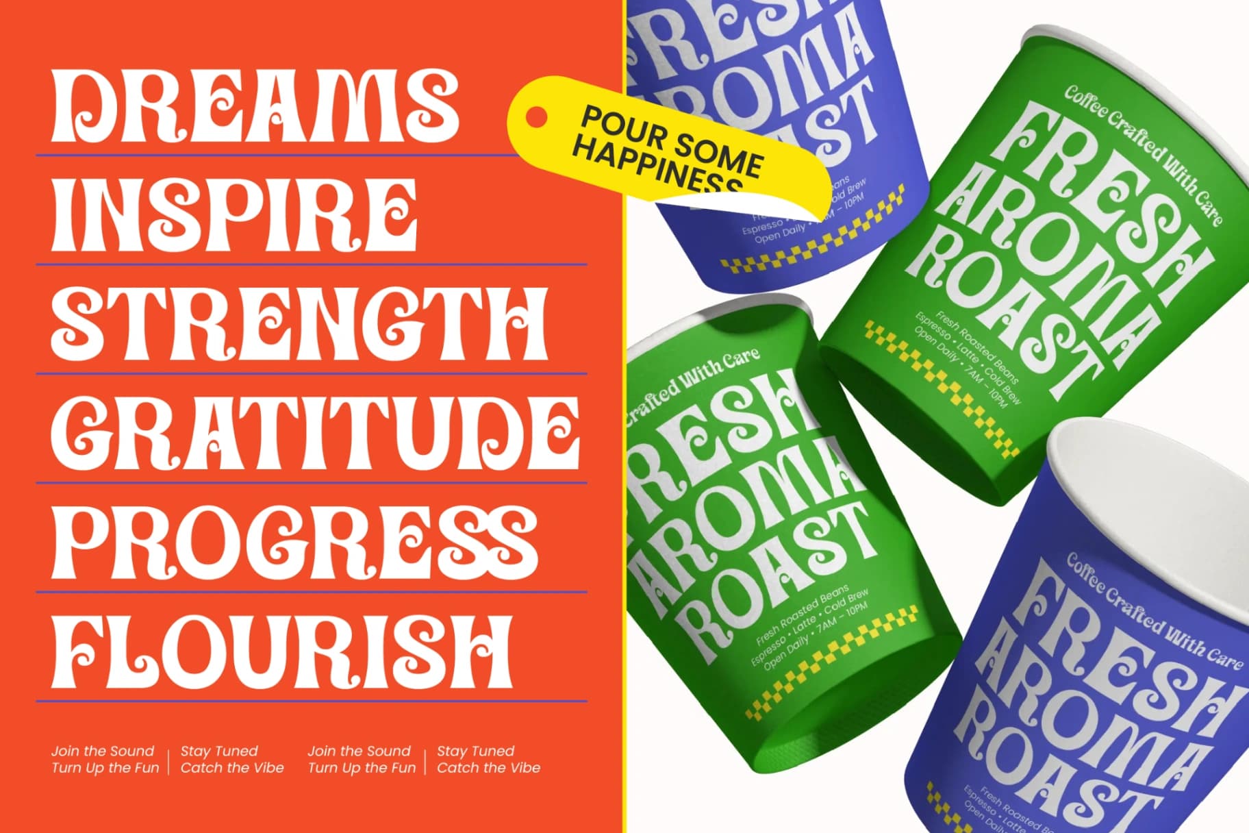 Preview 3 for Groove Tropical – Retro Decorative Serif