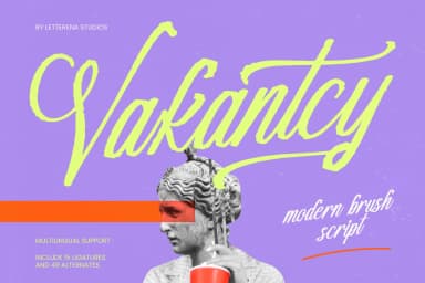 Vakantcy - Modern Brush Script