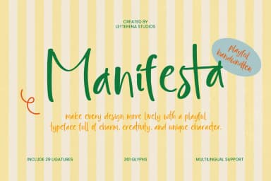 Manifesta - Playful Handwritten