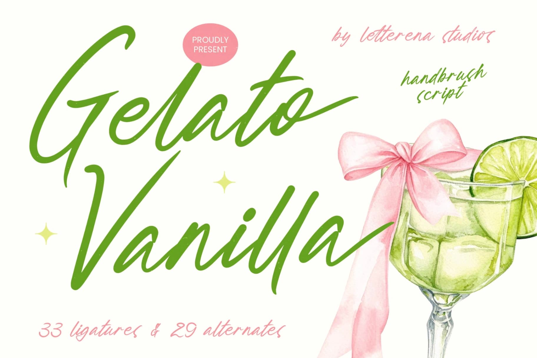 Preview 1 for Gelato Vanilla - Handbrush Script