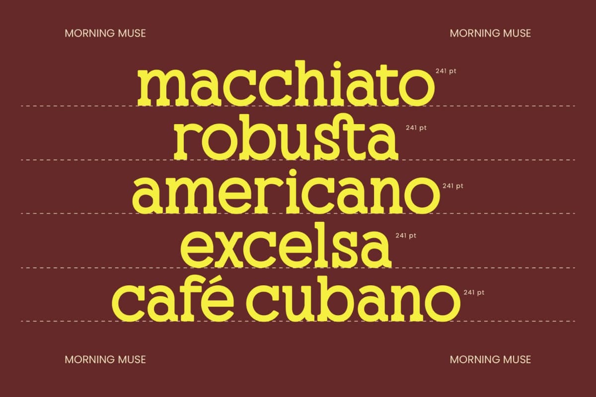 Preview 3 for Molusen – New Retro Serif Display Font