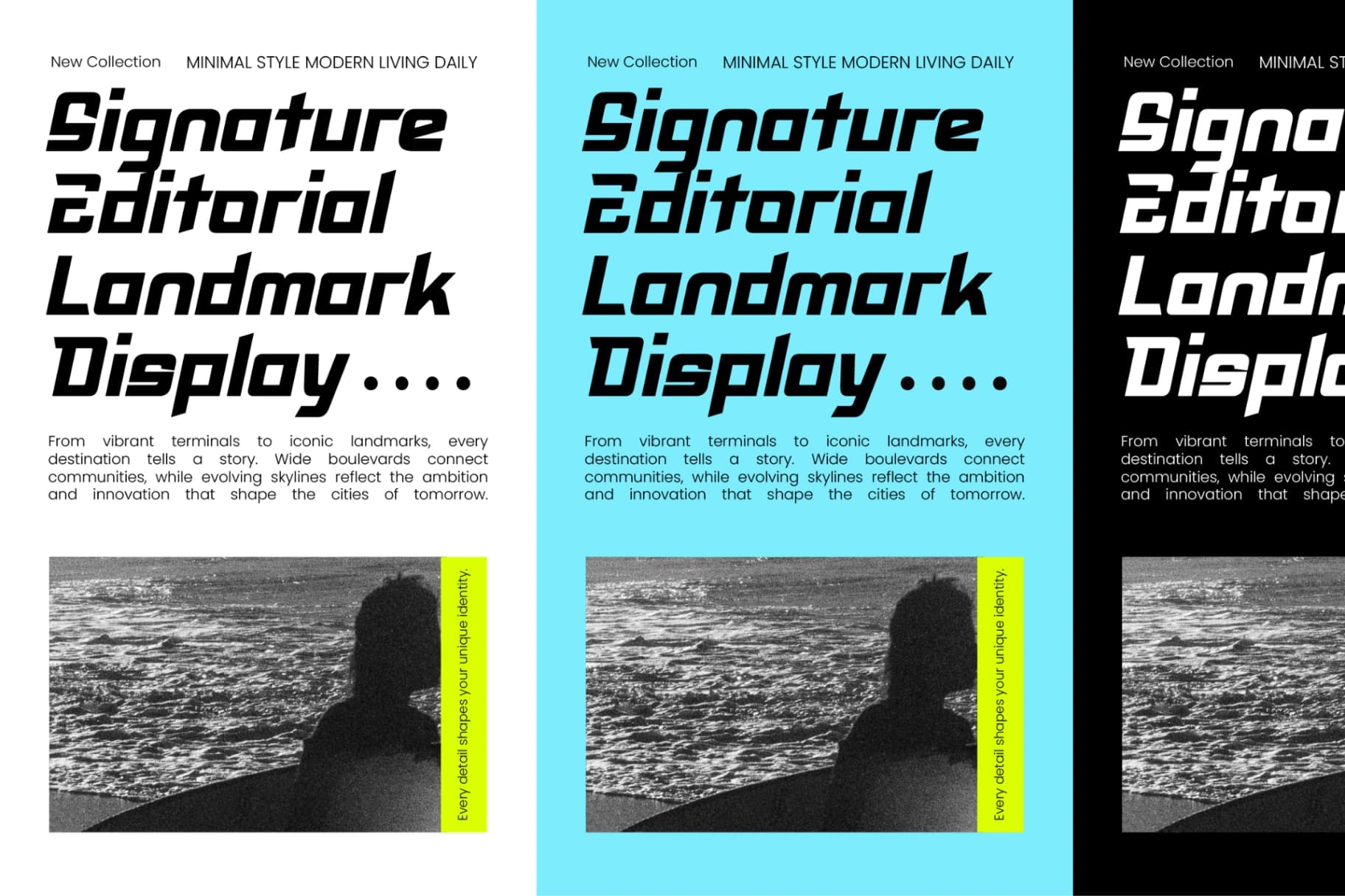 Preview 2 for Landmark Authentic – Experience Modern Typography
