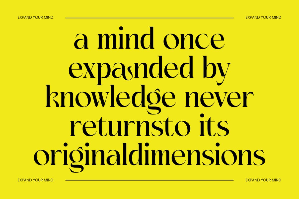 Preview 7 for Framegrid Midnight – Serif Display