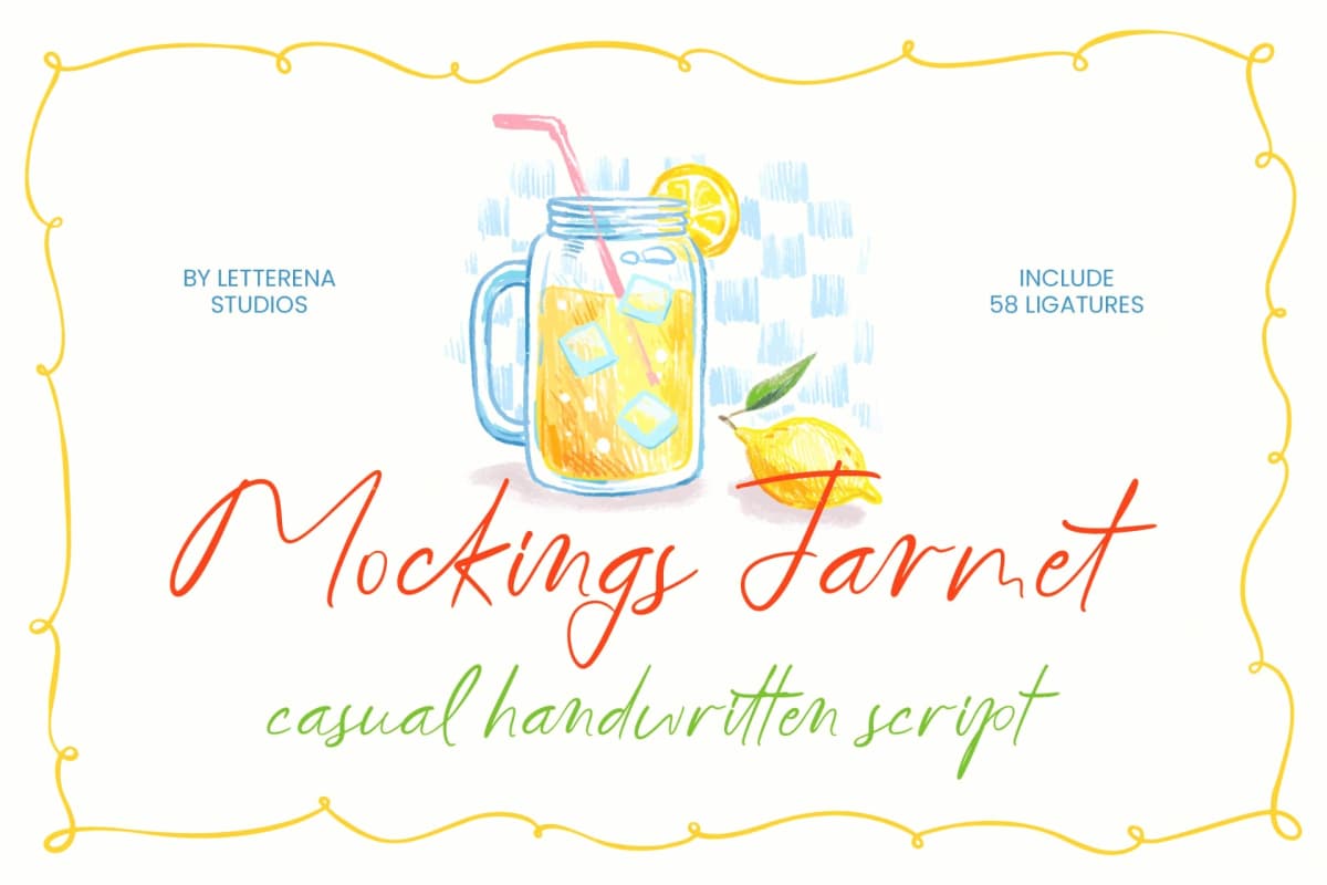 Preview of Mockings Jarmet - Casual Handwritten Script font