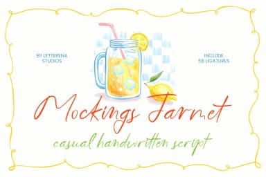 Mockings Jarmet - Casual Handwritten Script