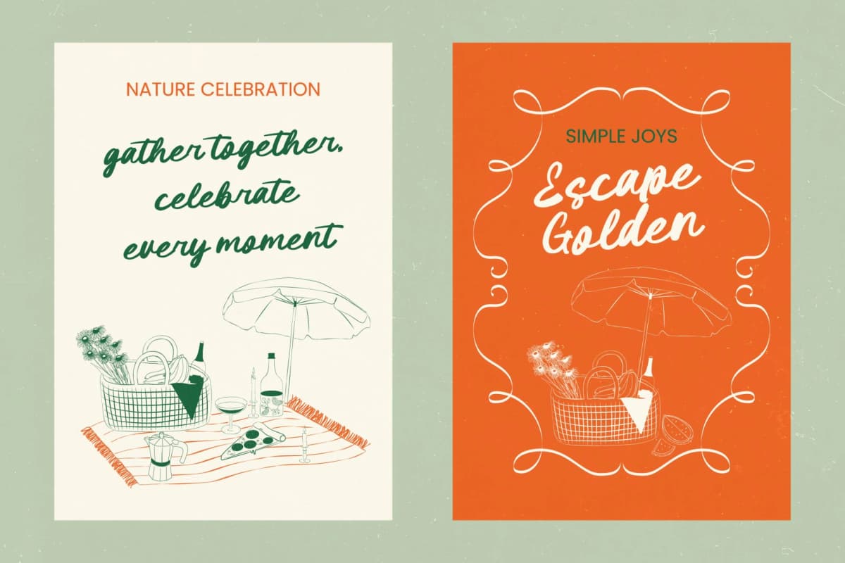 Preview 8 for Outdoor Picnic - Bold Brush Font