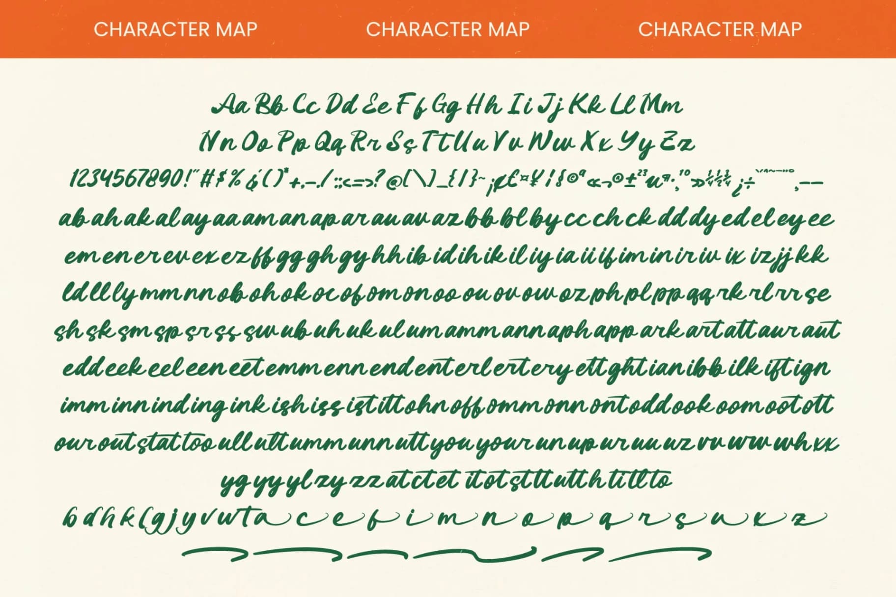 Preview 4 for Outdoor Picnic - Bold Brush Font