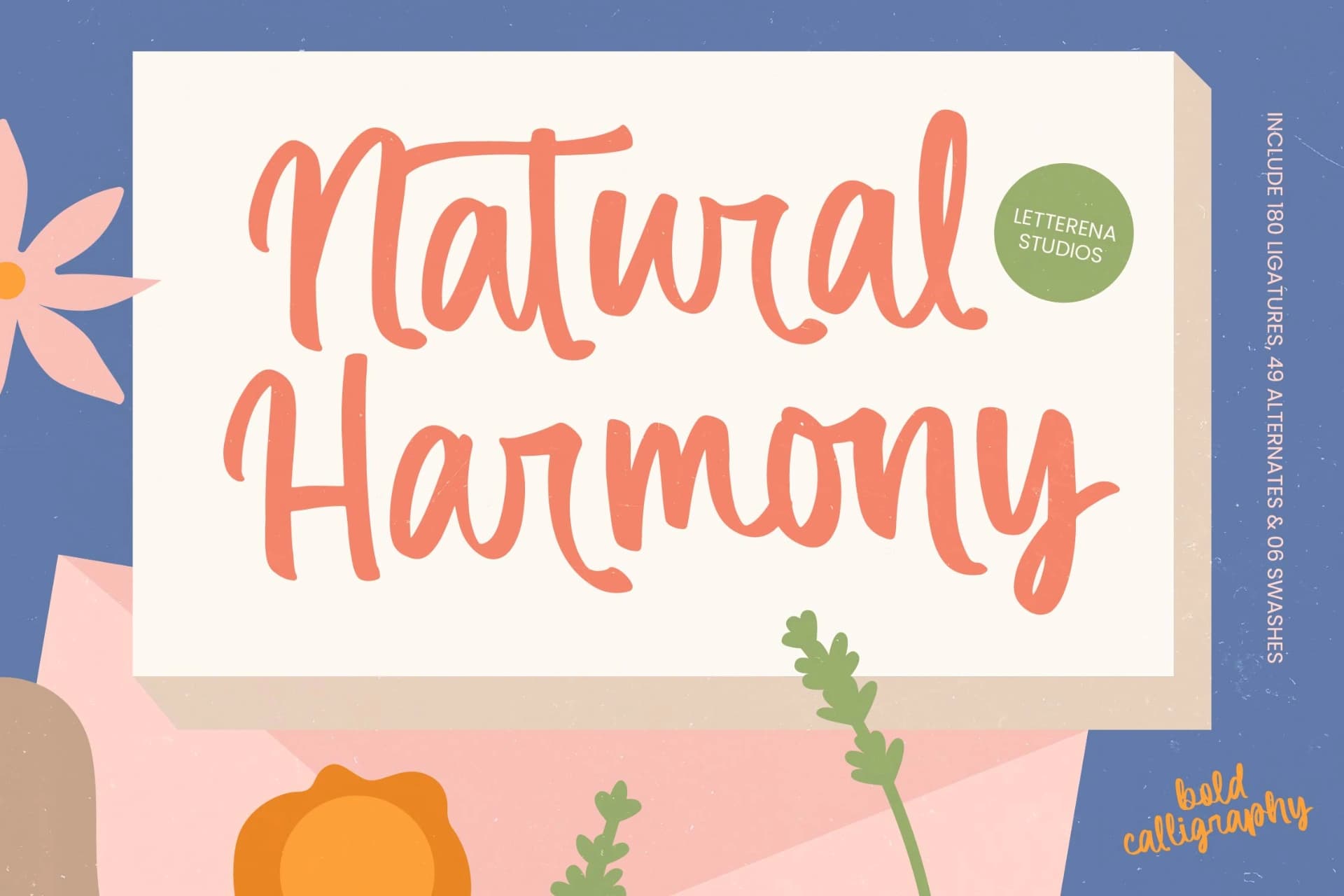 Preview 1 for Natural Harmony - Bold Calligraphy