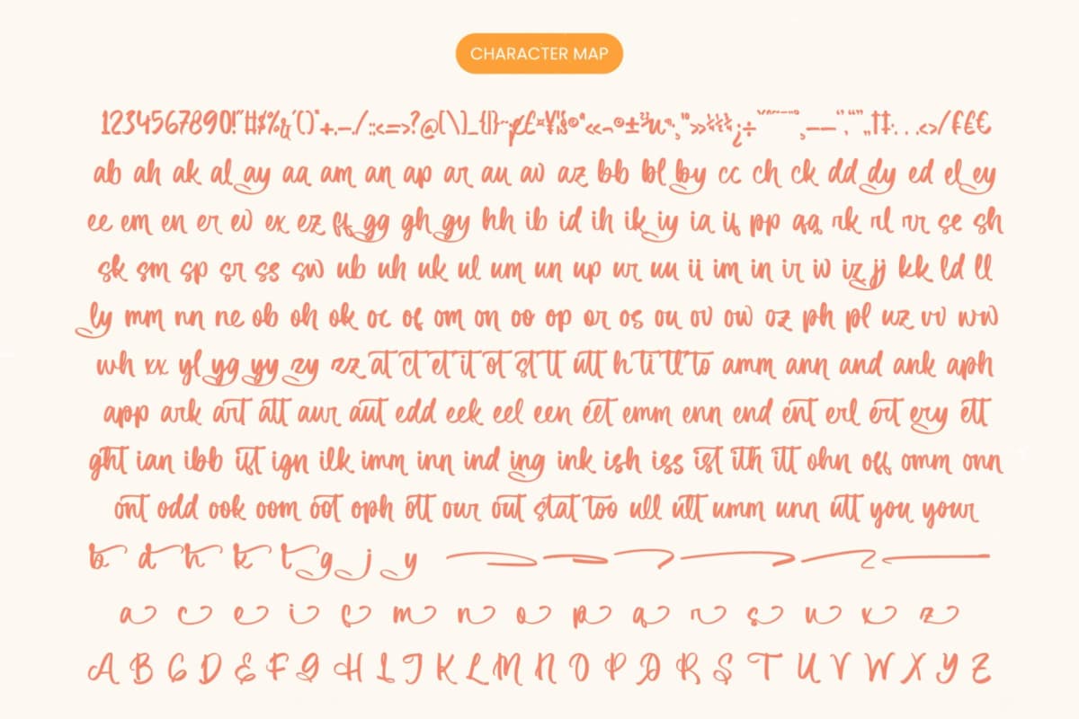 Preview 10 for Natural Harmony - Bold Calligraphy