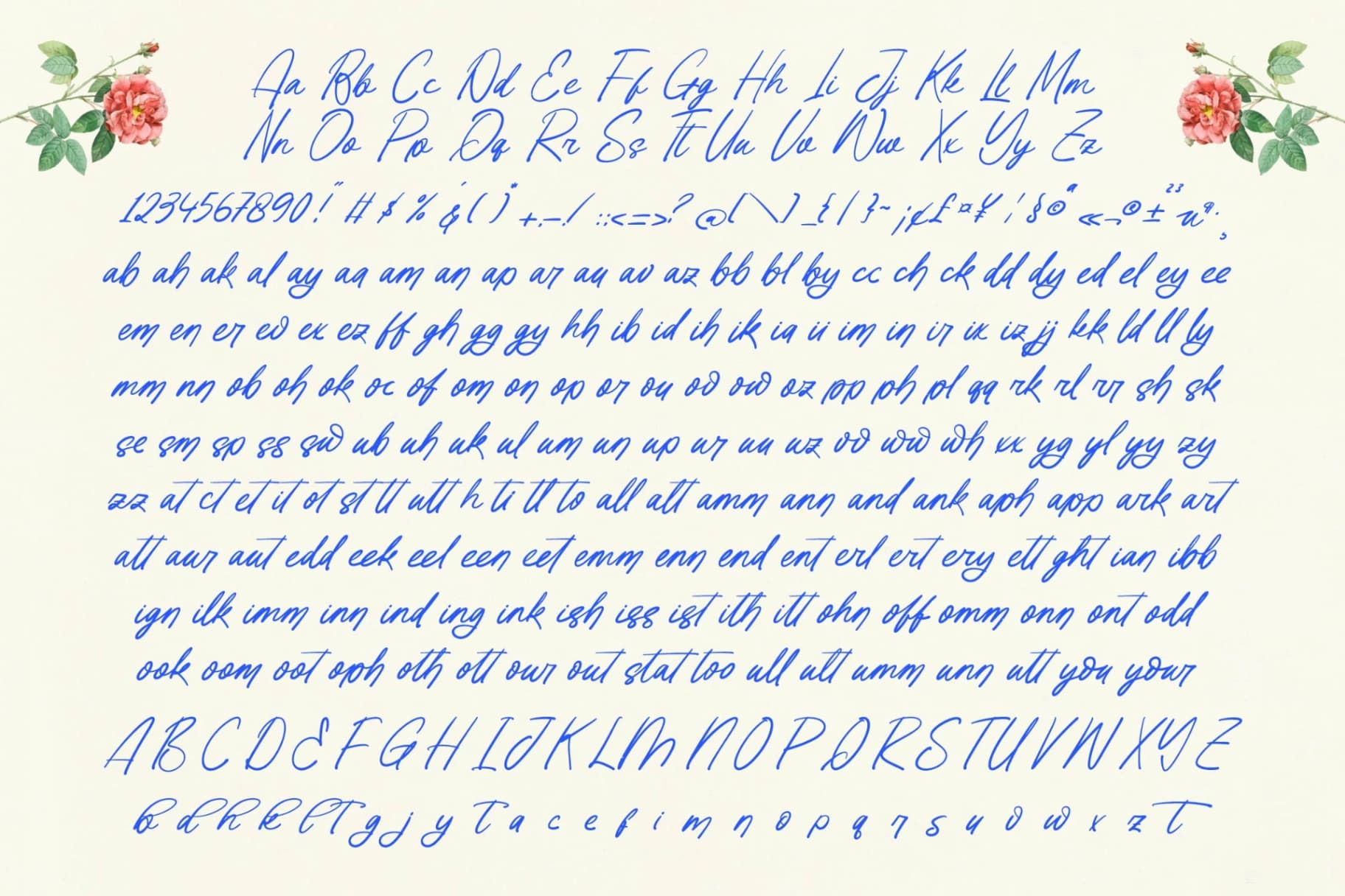 Preview 9 for Tender Natural - Handwritten Ink Font