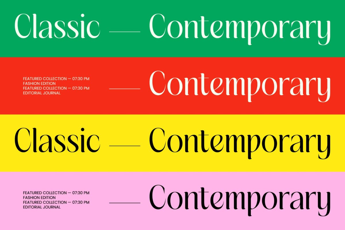 Preview 4 for Matrixgi – High-Contrast Decorative Serif
