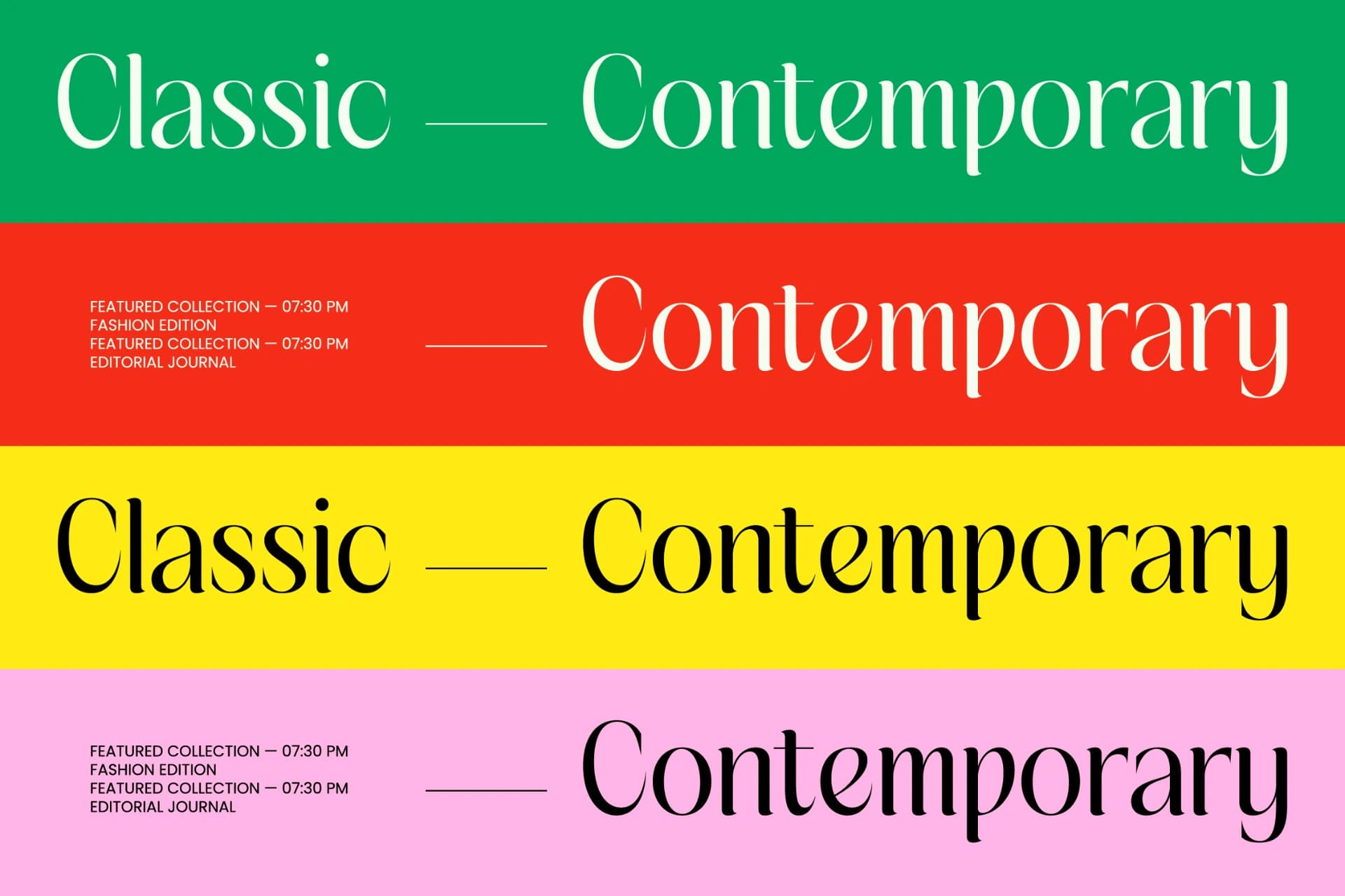 Preview 4 for Matrixgi – High-Contrast Decorative Serif