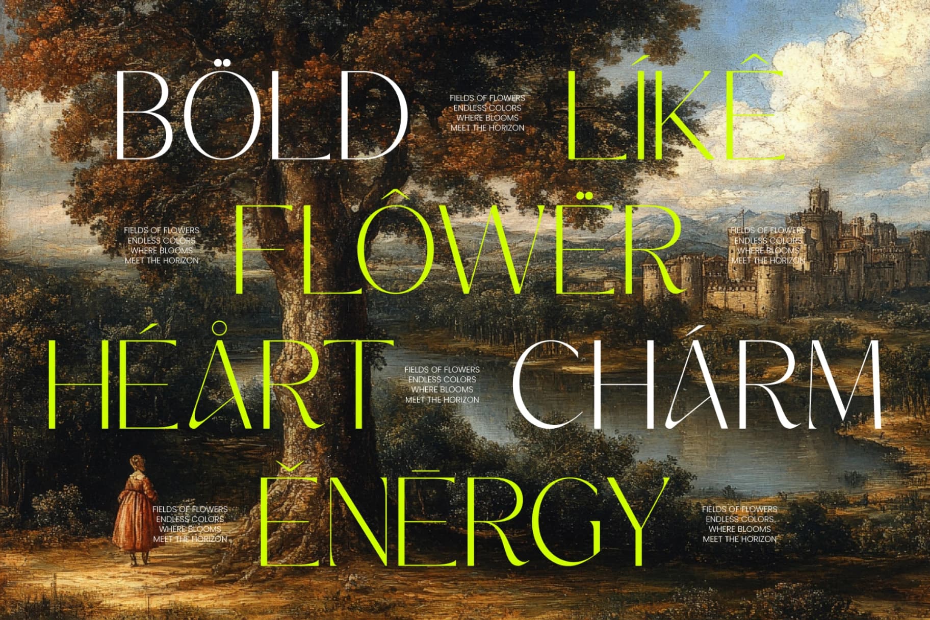 Preview 3 for Silence Night – Elegant Sans Serif Font