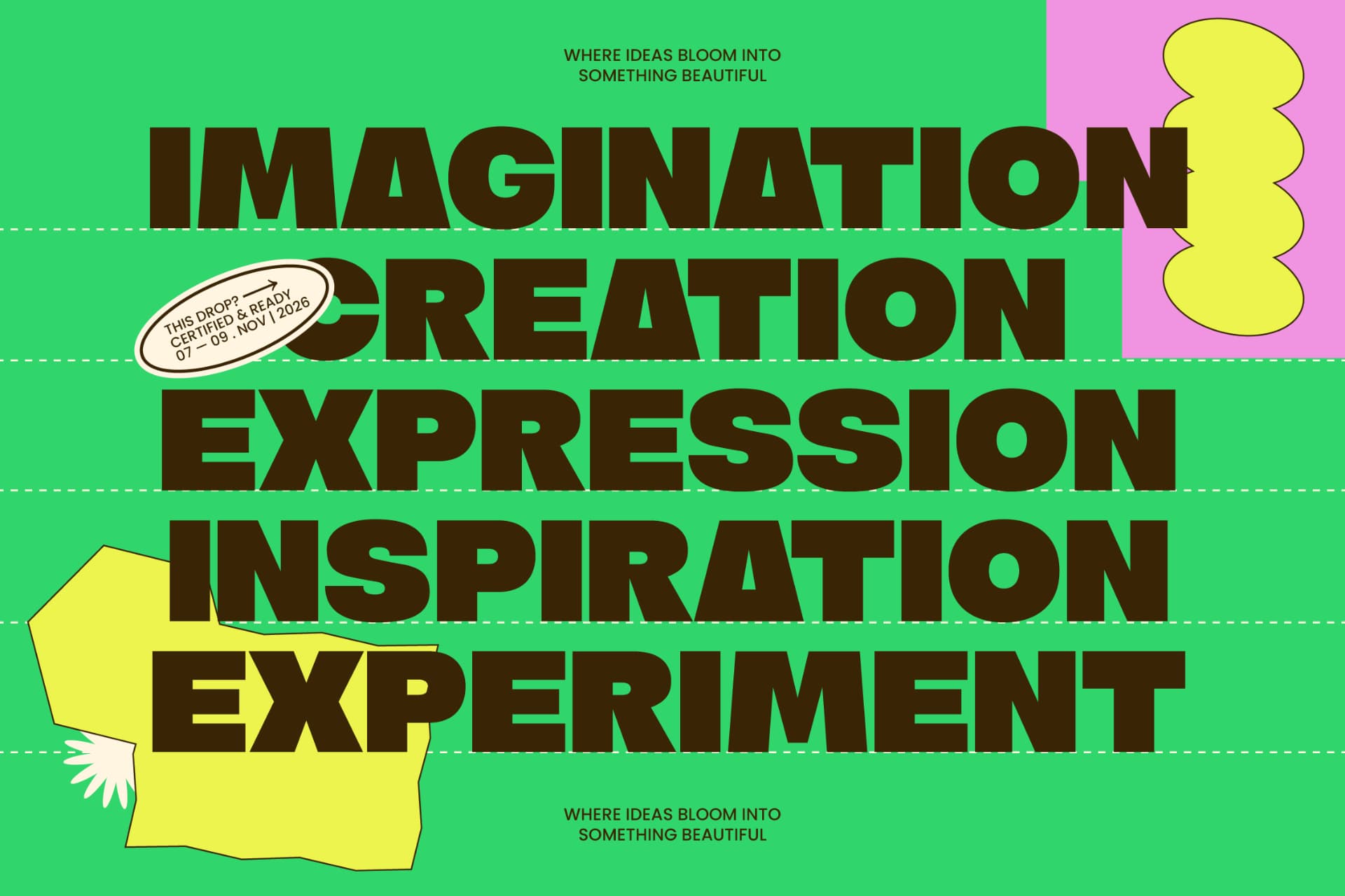 Preview 5 for Charm Florals – Bold Sans Serif Font