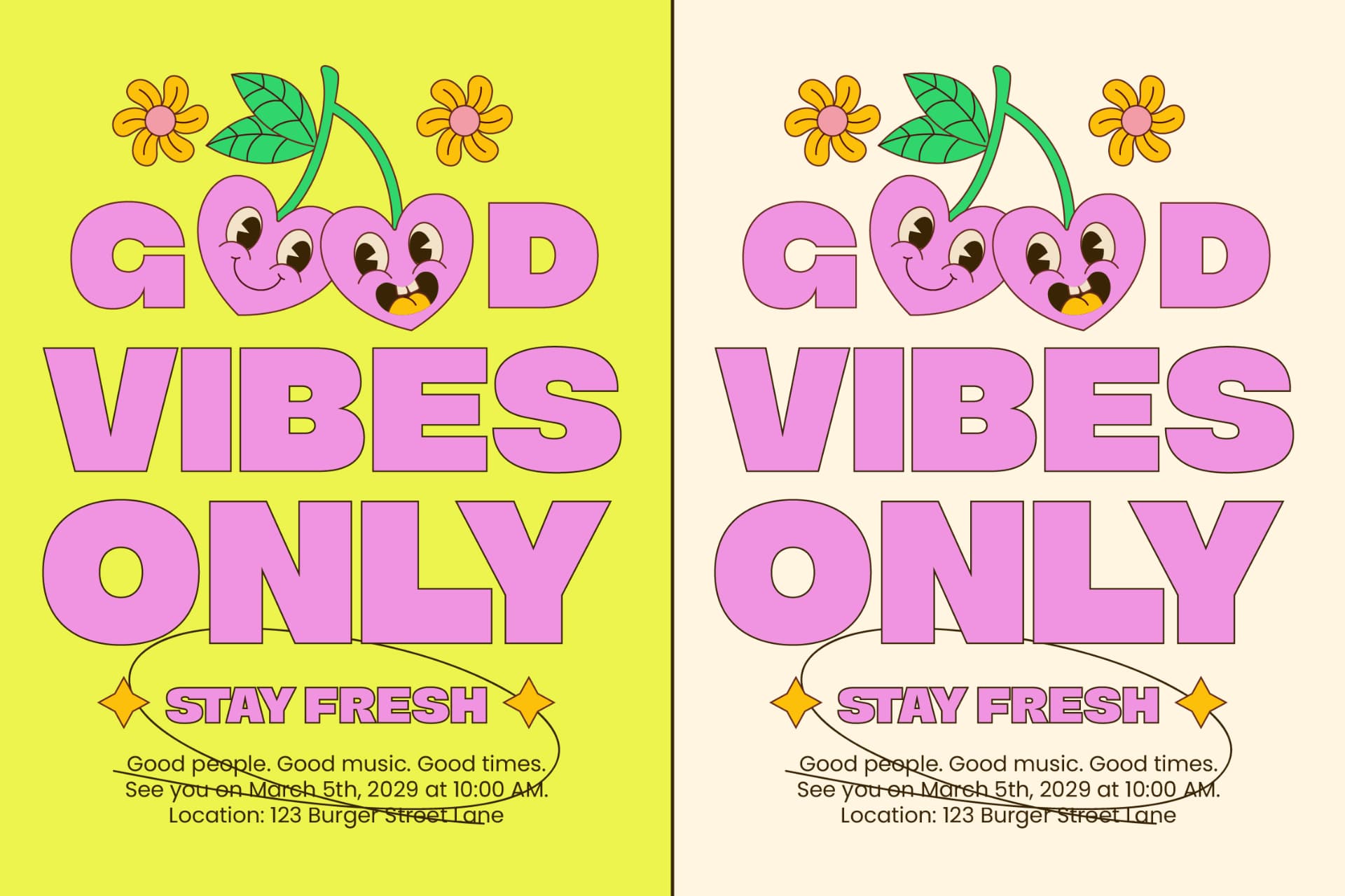 Preview 6 for Charm Florals – Bold Sans Serif Font
