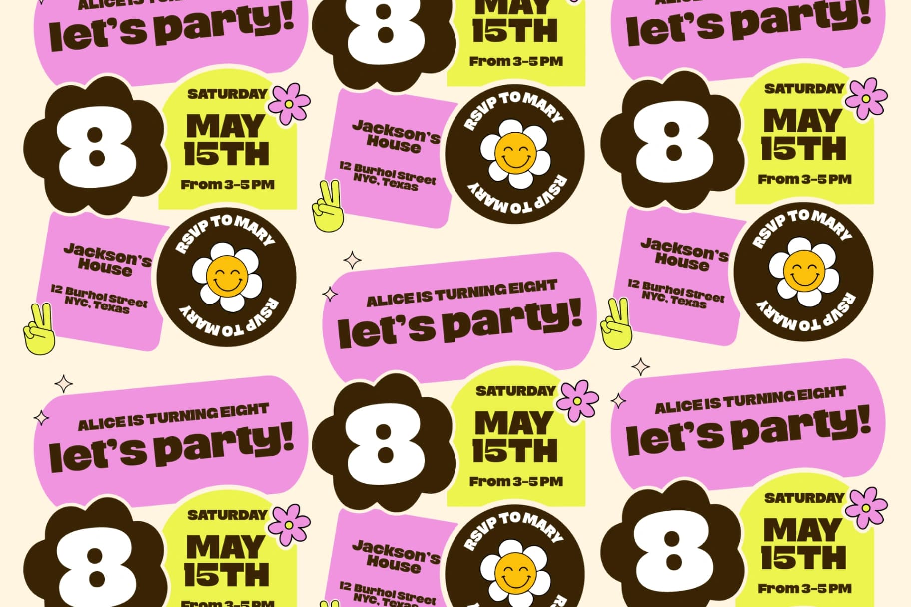 Preview 2 for Charm Florals – Bold Sans Serif Font