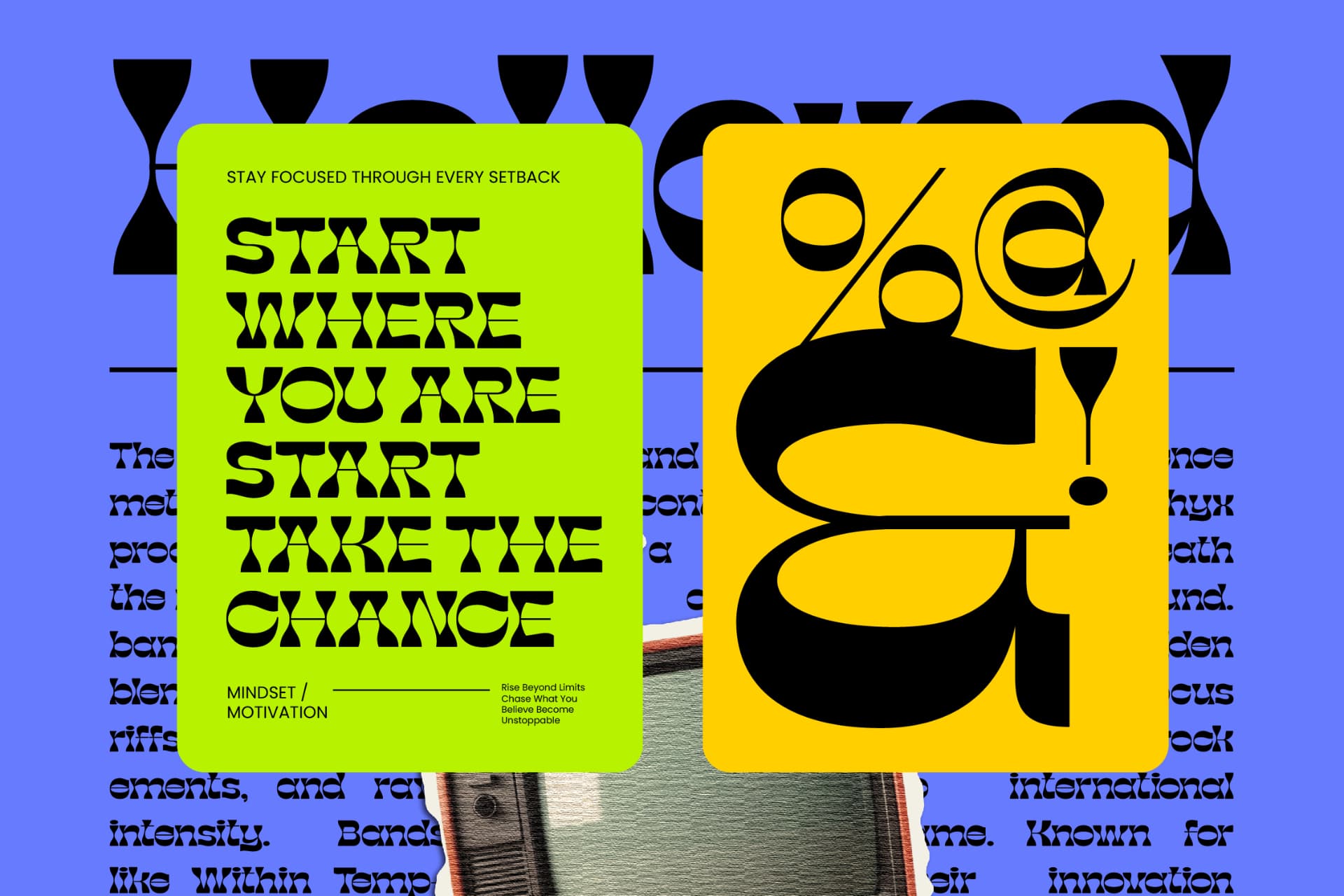 Preview 8 for Stay Moosen – Psychedelic Display Font