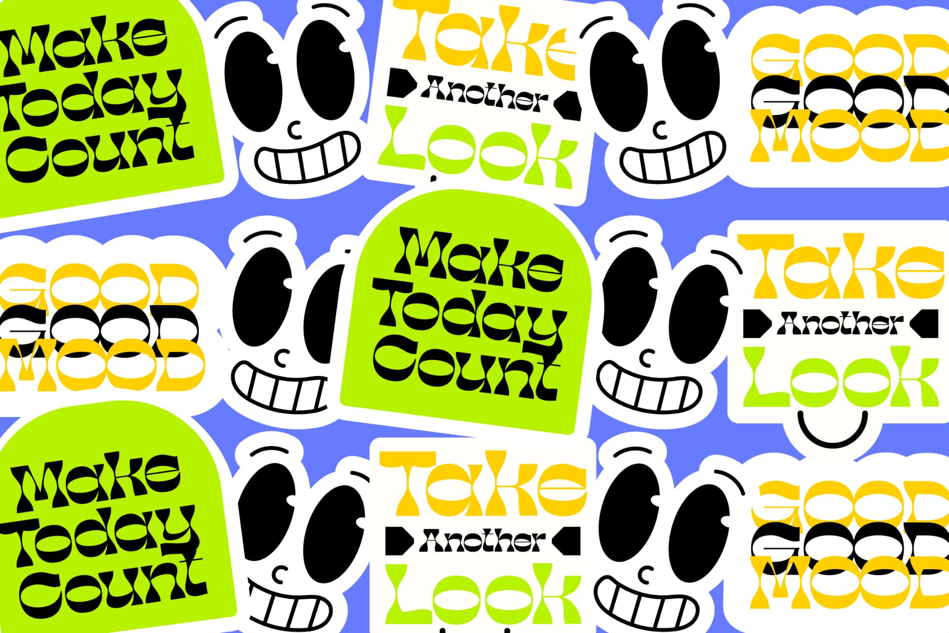 Preview 6 for Stay Moosen – Psychedelic Display Font