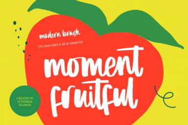 Moment Fruitful - Modern Brush