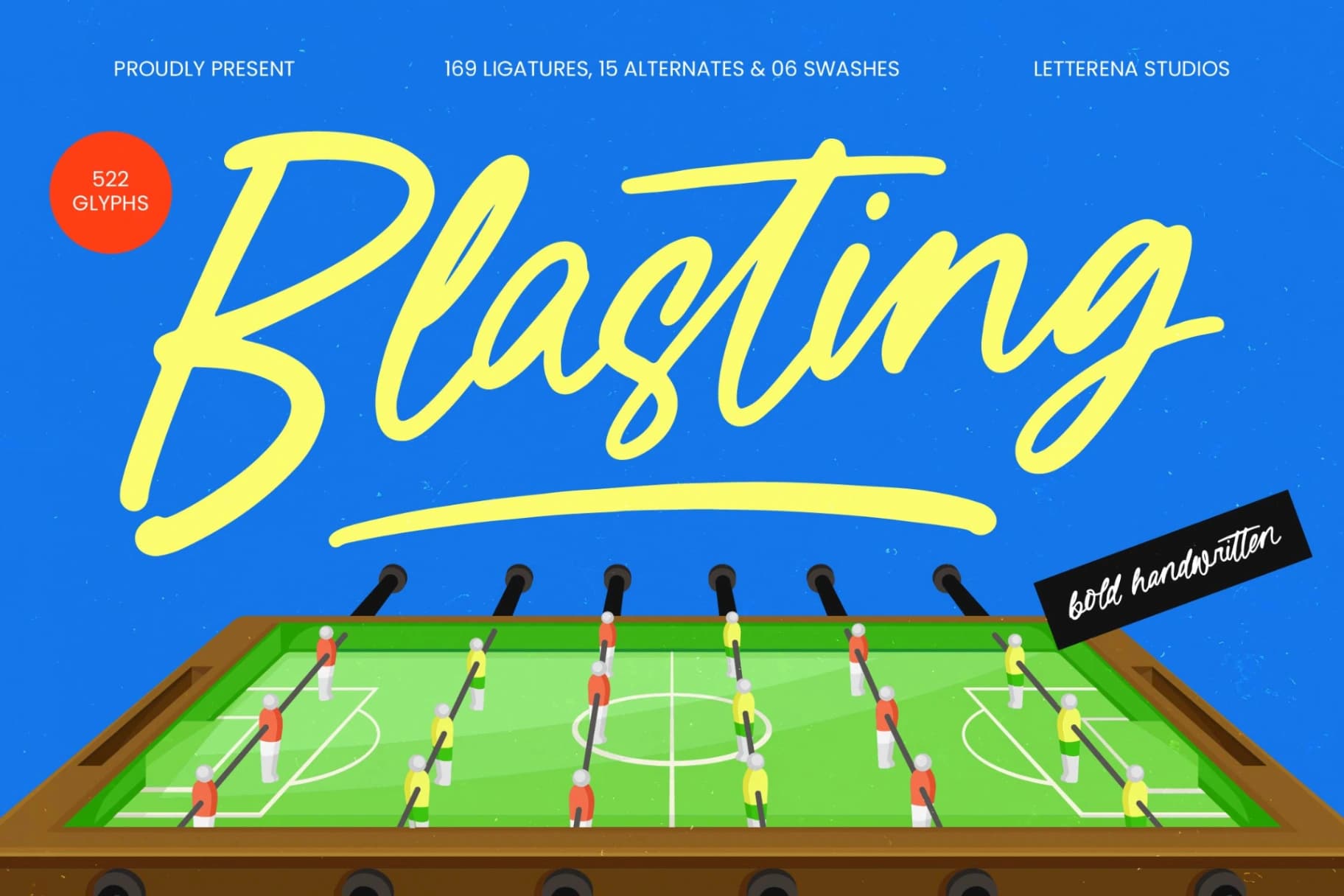 Preview 1 for Blasting - Bold Handwritten