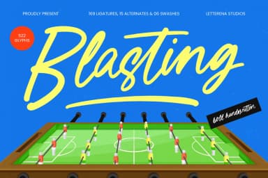 Blasting - Bold Handwritten