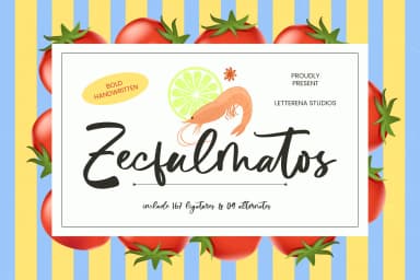 Zecfulmatos - Bold Handwritten