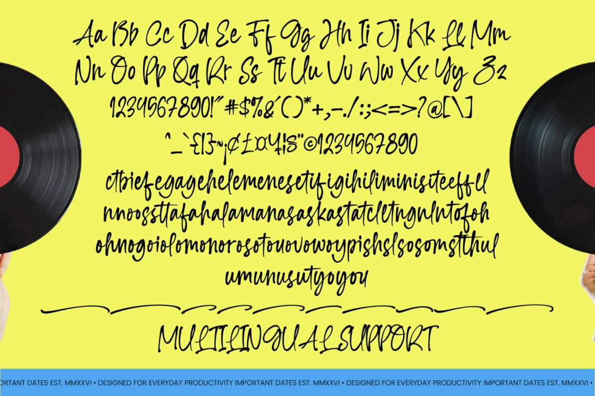 Preview 10 for Soul Dalsy - Handwritten Script Font