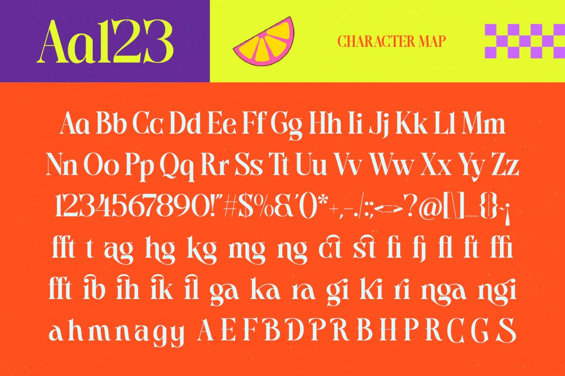 Preview 8 for Cooking Paradise – Serif Display Font